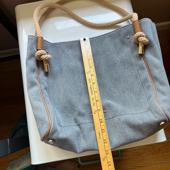 Michael Kors Isla Canvas Satchel Tote - Picture 10 of 10